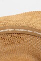 Karl Lagerfeld kapelusz słomkowy damski K/AUTOGRAPH beżowy B2W33025