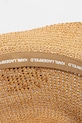 Karl Lagerfeld kapelusz słomkowy damski K/AUTOGRAPH beżowy B2W33025