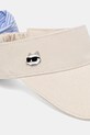 Karl Lagerfeld daszek damski bawełniany IKON B2W33056 beżowy SS26