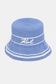 Karl Lagerfeld kapelusz damski K/SIGNATURE niebieski B2W46078