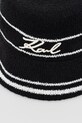 Karl Lagerfeld kapelusz damski K/SIGNATURE B2W46078 czarny SS26