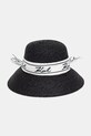 Karl Lagerfeld kapelusz damski K/SIGNATURE czarny B2W46079