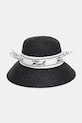 Karl Lagerfeld kapelusz damski K/SIGNATURE czarny B2W46079