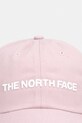 The North Face czapka z daszkiem damska Roomy Norm Hat NF0A7WHPNIB1 różowy SS26