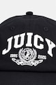 Juicy Couture czapka z daszkiem damska bawełniana CREST CAP JCAWH126708 czarny SS26