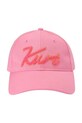 Kurt Geiger London czapka z daszkiem damska bawełniana różowy 5629998499