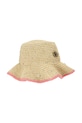 Kurt Geiger London kapelusz damski Chelsea Raffia Bucket Hat 5631440449 beżowy SS26