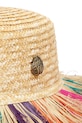 Doplnky Kurt Geiger London dámsky slamenný klobúk Raffia Wide Brim Hat 5631069449 béžová