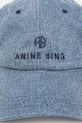 Anine Bing Jeremy Baseball Cap czapka bejsbolowa jeansowa damska A.12.11407 niebieski SS26