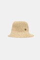 MICHAEL Michael Kors kapelusz słomkowy damski beżowy 29MKWC558520