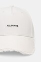 AllSaints baseball cap damska bawełniana 29W083XE biały SS26