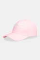Liu Jo Czapka z daszkiem damska bawełniana różowy VA6206.T9555