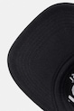 Liu Jo czapka z daszkiem damska bawełniana czarny VA6206.T9555
