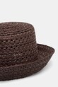 Doplňky LE SH KA headwear slaměný klobouk dámský z viskózy Brown Bucket Hat BrownBucketHat hnědá