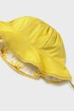 Κοριτσίστικα Αναστρέψιμο βαμβακερό παιδικό καπέλο Mayoral 10144.4K.Baby.PPY2 κίτρινο