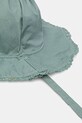 Mayoral kapelusz dwustronny bawełniany dziecięcy turkusowy 10144.4K.Baby.PPY2