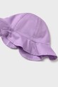 Παιδικό βαμβακερό καπέλο Mayoral 10145.4P.Baby.PPY2 μωβ SS26