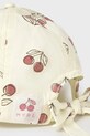 Mayoral czapka z daszkiem bawełniana dziecięca 10150.4F.Baby.PPY2 beżowy SS26