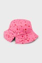 Mayoral kapelusz bawełniany dziecięcy wzorzyste różowy 10190.6M.Mini.PPY2