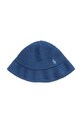 Dětský bavlněný klobouk Polo Ralph Lauren bavlna námořnická modř 313A11249002