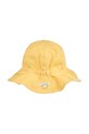 Dziewczynka Liewood kapelusz dwustronny bawełniany dziecięcy Amelia Reversible Sun Hat LW17697.PPY2 żółty