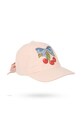 Konges Sløjd czapka z daszkiem bawełniana dziecięca FRANKIE BOW CAP GOTS nadruk różowy KS104823.PPY2