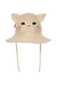 Dječji pamučni šešir Konges Sløjd VERBENA BOW KITTY SUN HAT KS105117.PPY2 bež SS26