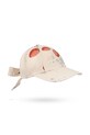Konges Sløjd czapka z daszkiem dziecięca bawełniana AVA BOW CAP GOTS beżowy KS104648.PPY2