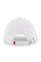 HUGO czapka z daszkiem bawełniana dziecięca G01160.58 biały SS26