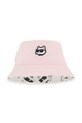 Detský obojstranný klobúk Karl Lagerfeld bavlna ružová Z31207