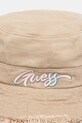 Dziewczynka Guess kapelusz dziecięcy bawełniany J6GZ21.WO740.PPY2.M beżowy