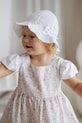 Dziewczynka Jamiks kapelusz dziecięcy bawełniany CANDELLINA CANDELLINA.N.g.JLI137.G biały