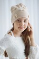 Dziewczynka Jamiks czapka MIBELU MIBELU.Nak.glo.JWI110.G beżowy