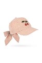 Konges Sløjd siltes sapka gyerek pamut ELLIE BOW CAP GOTS bézs KS105343.PPY2