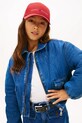 Хлопковая кепка Tommy Hilfiger аппликация красный KA0KA00032.PPY2