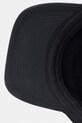 United Colors of Benetton czapka z daszkiem bawełniana czarny 68MZCA02T.G.Seasonal