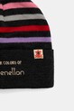 Chłopiec United Colors of Benetton czapka dziecięca 6JKXCA02S.G.Seasonal czarny