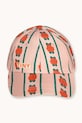 Dječja kapa sa šiltom Tinycottons ROSE PATTERN CAP SS26.513 roza SS26