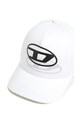 Chłopiec Diesel czapka z daszkiem bawełniana dziecięca FUPIR HAT J02708.KXA77 biały