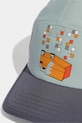 Otroška baseball kapa adidas Performance Minecraft turkizna KA9883