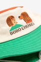 Chłopiec Bobo Choses kapelusz bawełniany dziecięcy Friends in a Pickle 126AH009 zielony