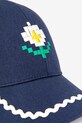 Bobo Choses czapka z daszkiem bawełniana dziecięca Pixel Daisy 126AI015 granatowy