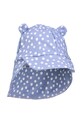 Liewood czapka z daszkiem dziecięca Senia Sun Hat With Ears fioletowy LW17682.PPY2