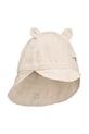 Otroška bombažna bejzbolska kapa Liewood Gorm Linen Sun Hat With Ears Bombaž bež LW17695.PPY2