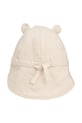 Otroška bombažna bejzbolska kapa Liewood Gorm Linen Sun Hat With Ears LW17695.PPY2 bež SS26