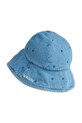 Mini Rodini kapelusz jeansowy dziecięcy denim dots 26265109 niebieski SS26