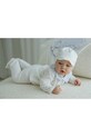 Chłopiec Jamiks czapka niemowlęca bawełniana ARANCINI ARANCINI.Nak.g.JWI042.K biały