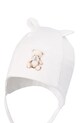 Jamiks czapka niemowlęca bawełniana BUBUVA biały BUBUVA.Nak.glo.JWI058.K