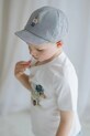 Jamiks czapka z daszkiem dziecięca bawełniana TESORINO szary TESORINO.Na.gl.JLI087.K