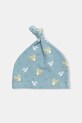 United Colors of Benetton czapka niemowlęca bawełniana turkusowy 6SDFRA003.W.Stagionale